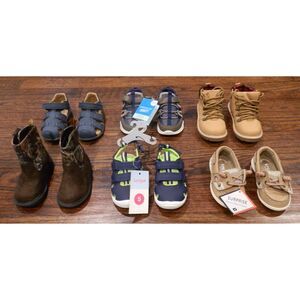 Kids Boys Toddler Baby Shoes Mixed Brand Size Lot of 6 Various Sizes 4 - 7